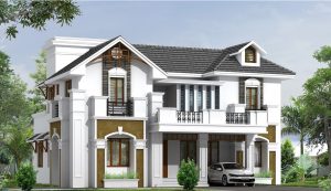 Thiết Kế Biệt Thự Cổ điển Kiểu Pháp1 Min