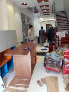 Chuyển đồ vào lắp đặt