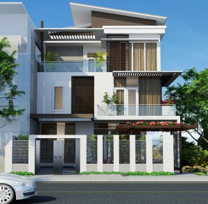 1 Các Mẫu Thiết Kế Nhà Biệt Thự Phố