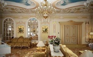 4 10 Mẫu Nội Thất đẹp Cho Phòng Khách Mang Phong Cách Hoàng Gia.10