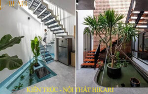HIKARI Bể Cá Gầm Cầu Thang Ngay Dưới Giếng Trời