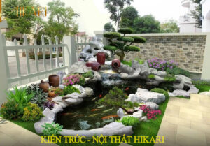 HIKARI Hồ Cá ở Sân Vườn