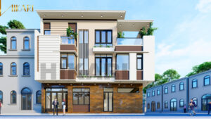 Mẫu Thiết Kế Nhà Phố 3 Tầng đẹp Tại Bắc Ninh 1