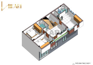 Mẫu Thiết Kế Nhà Phố 3 Tầng đẹp Tại Bắc Ninh 9