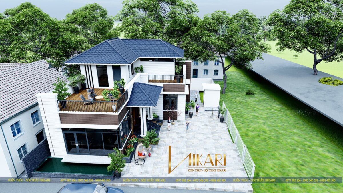 Nhung Thiet Ke Biet Thu Nha Vuon Tai Bac Ninh Cua Hikari 1
